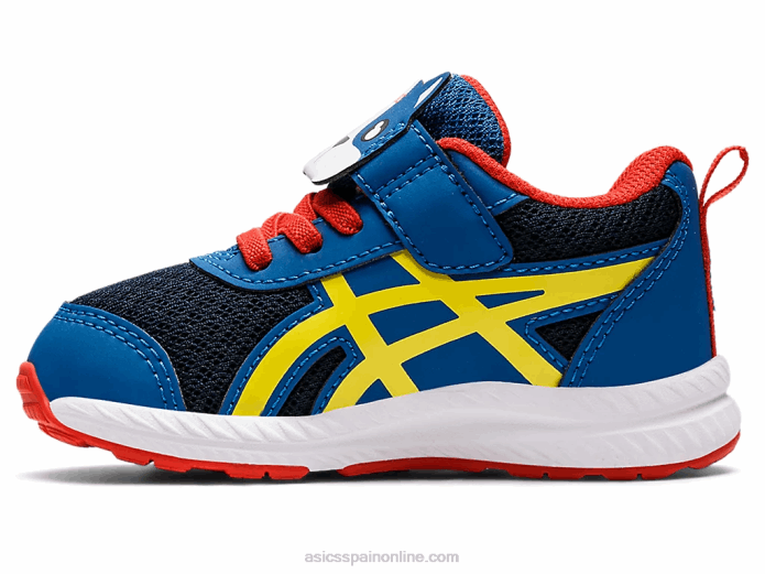 competir 7 tamaño del niño Asics 4L684475 lago drive/amarillo vibrante