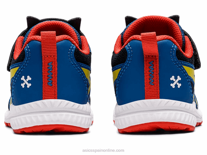 competir 7 tamaño del niño Asics 4L684475 lago drive/amarillo vibrante