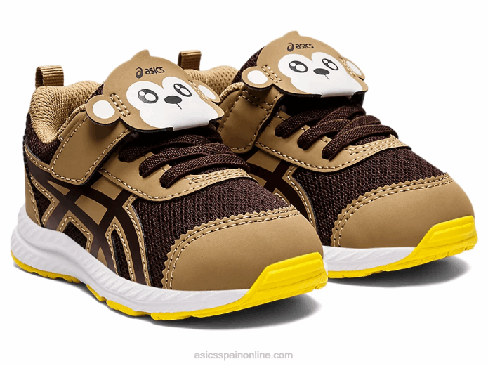 competir 7 tamaño del niño Asics 4L684483 café/café