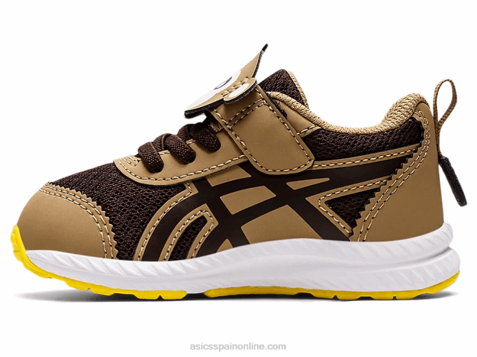 competir 7 tamaño del niño Asics 4L684483 café/café