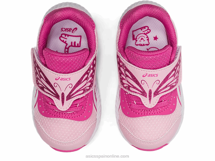 competir 7 tamaño del niño Asics 4L684511 algodón de azúcar/blanco