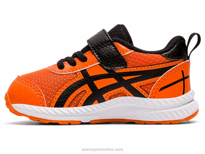 competir 7 tamaño del niño Asics 4L684521 habanero/negro