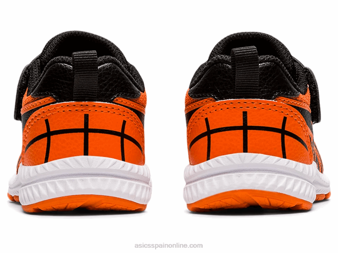 competir 7 tamaño del niño Asics 4L684521 habanero/negro