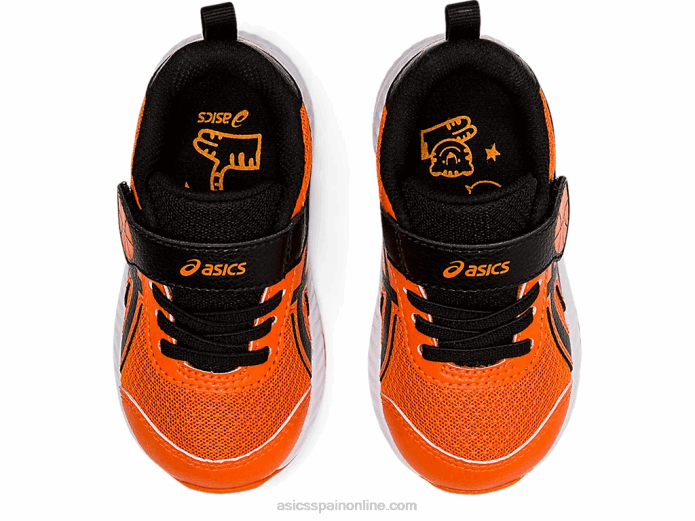 competir 7 tamaño del niño Asics 4L684521 habanero/negro