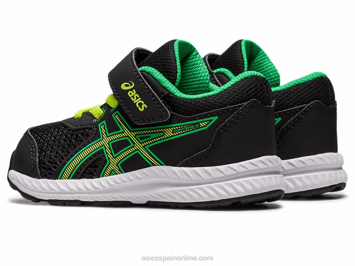 competir 8 tamaño del niño Asics 4L684316 ralladura de lima/negra