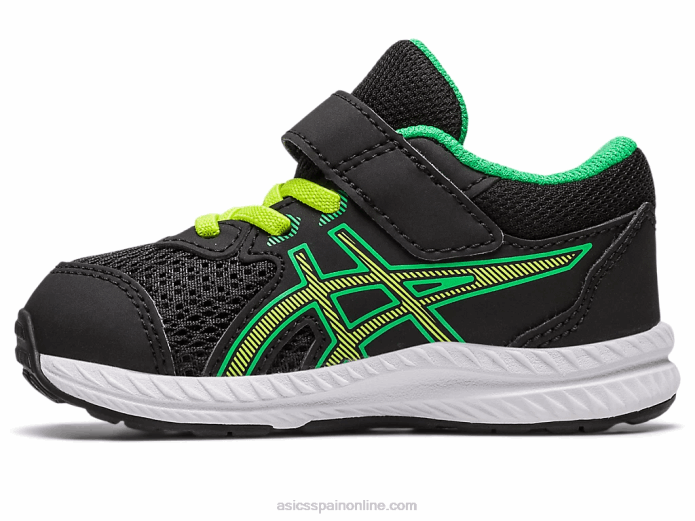 competir 8 tamaño del niño Asics 4L684316 ralladura de lima/negra