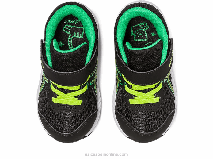 competir 8 tamaño del niño Asics 4L684316 ralladura de lima/negra