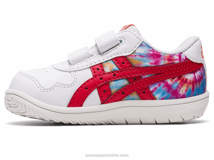 tamaño de niño de Japón Asics 4L684329 blanco/rojo clásico