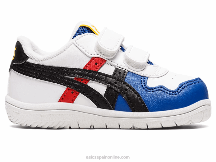 tamaño de niño de Japón Asics 4L684428 blanco negro