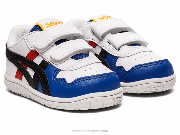 tamaño de niño de Japón Asics 4L684428 blanco negro