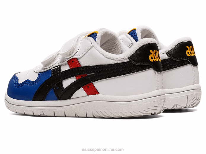 tamaño de niño de Japón Asics 4L684428 blanco negro