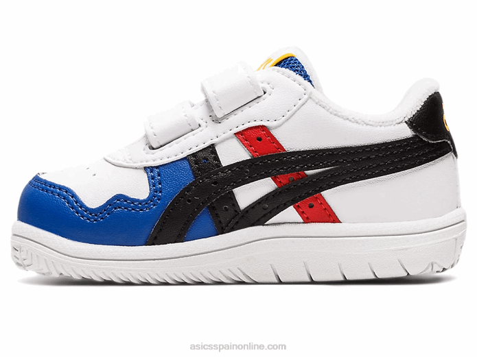 tamaño de niño de Japón Asics 4L684428 blanco negro