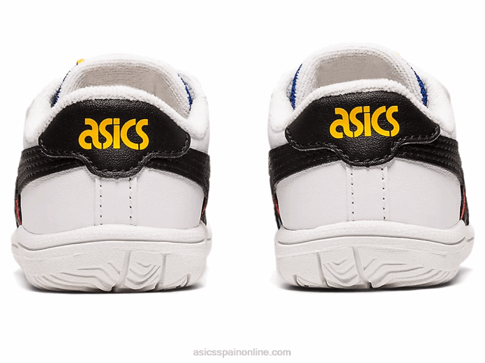 tamaño de niño de Japón Asics 4L684428 blanco negro