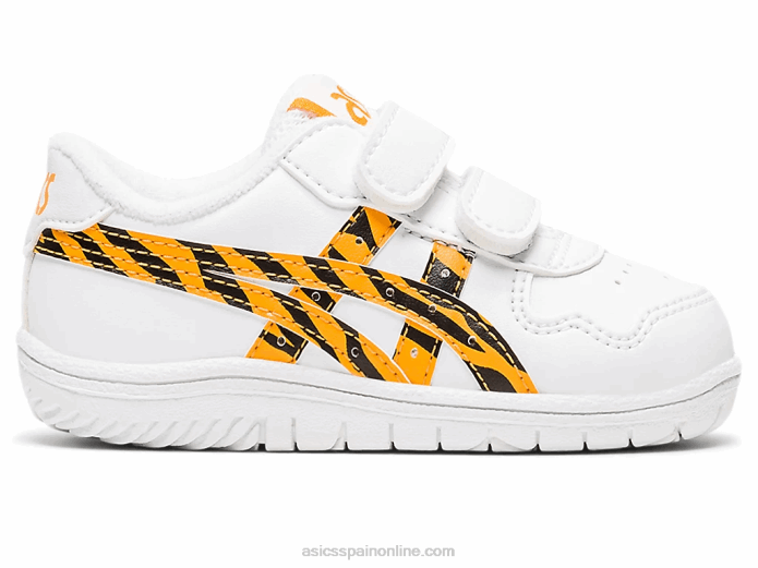tamaño de niño de Japón Asics 4L684443 blanco/compañero amarillo