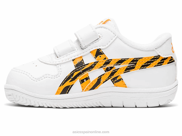tamaño de niño de Japón Asics 4L684443 blanco/compañero amarillo