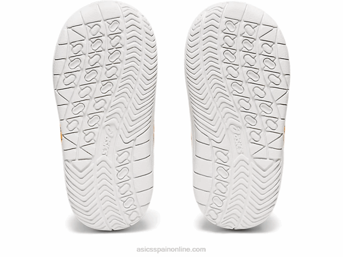 tamaño de niño de Japón Asics 4L684443 blanco/compañero amarillo