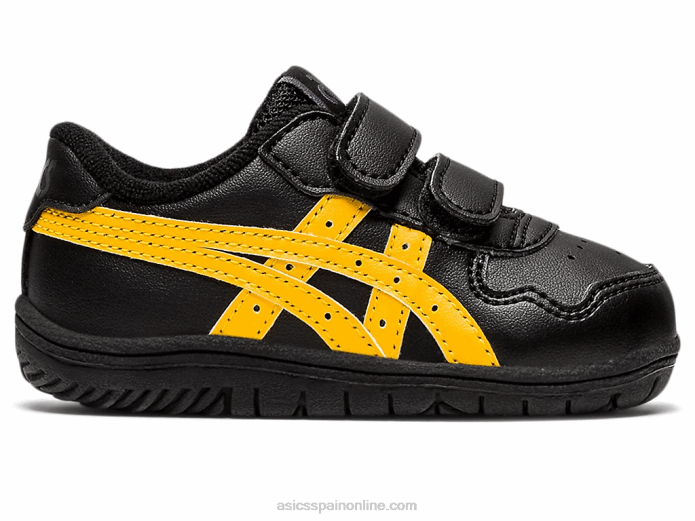 tamaño de niño de Japón Asics 4L684449 negro/amarillo tigre