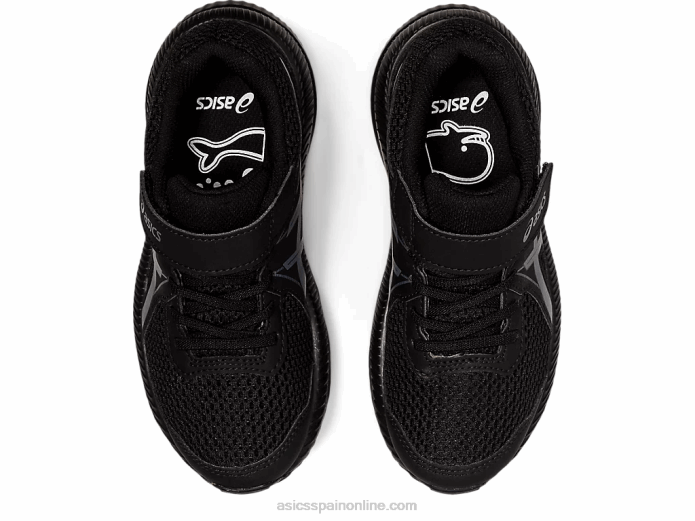 contend 7 preescolar Asics 4L684413 negro/gris portador