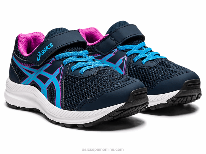 contend 7 preescolar Asics 4L684549 azul francés/aguamarina digital