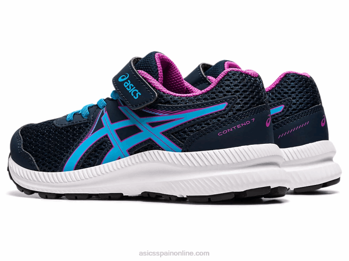 contend 7 preescolar Asics 4L684549 azul francés/aguamarina digital