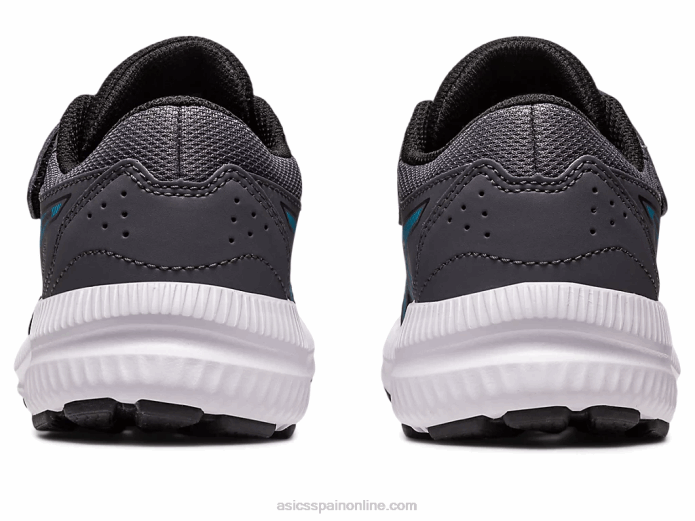 contend 8 preescolar Asics 4L684241 gris portador/azul isla