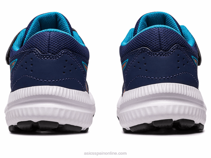 contend 8 preescolar Asics 4L684252 azul índigo/melocotón sol