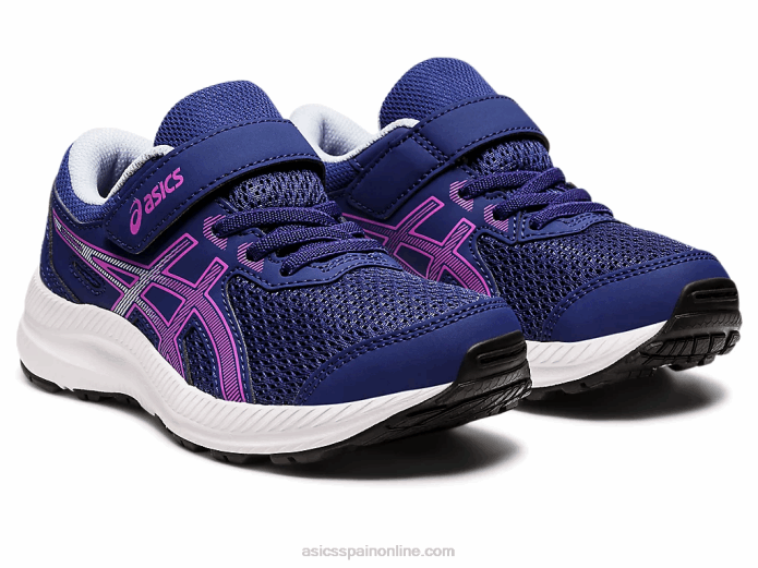 contend 8 preescolar Asics 4L684396 buceo azul/orquídea