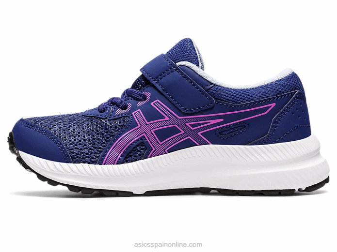 contend 8 preescolar Asics 4L684396 buceo azul/orquídea