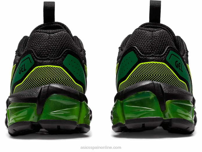 gel-quantum 90 3 preescolar Asics 4L684355 negro/amarillo de seguridad