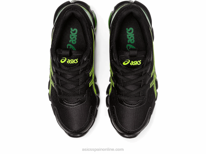 gel-quantum 90 3 preescolar Asics 4L684355 negro/amarillo de seguridad