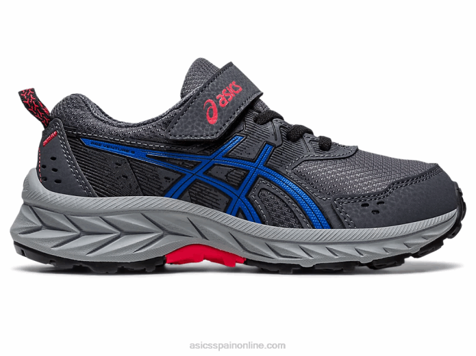 gel-venture 9 preescolar Asics 4L684217 gris portador/azul atún