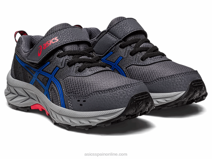 gel-venture 9 preescolar Asics 4L684217 gris portador/azul atún