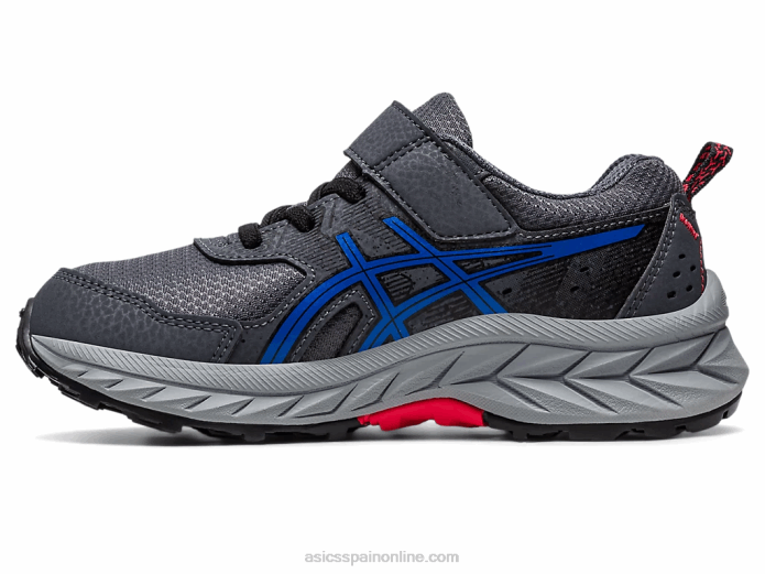 gel-venture 9 preescolar Asics 4L684217 gris portador/azul atún