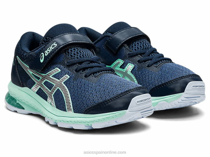 gt-1000 10 preescolar Asics 4L684506 trueno azul/plata pura