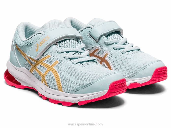 gt-1000 10 preescolar Asics 4L684537 agua ángel/champán