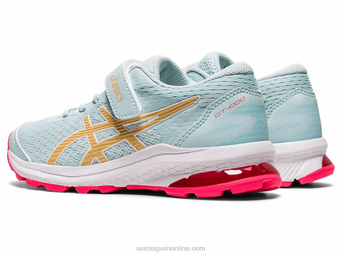 gt-1000 10 preescolar Asics 4L684537 agua ángel/champán
