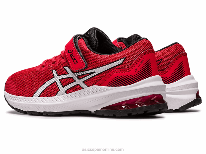 gt-1000 11 preescolar Asics 4L684254 rojo eléctrico/blanco