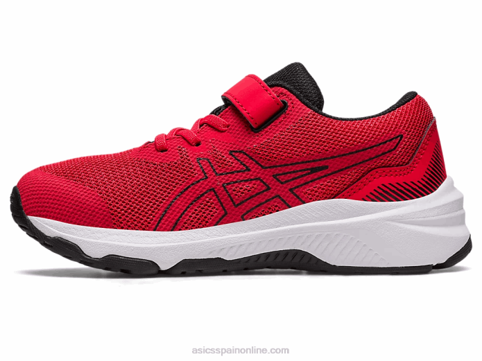 gt-1000 11 preescolar Asics 4L684254 rojo eléctrico/blanco