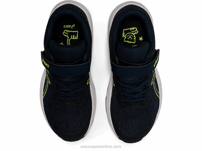 gt-1000 11 preescolar Asics 4L684457 azul francés/verde peligro