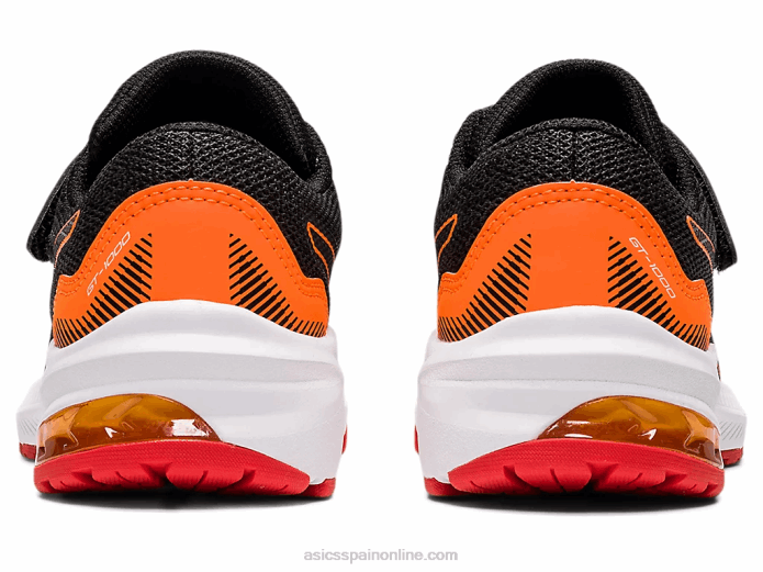 gt-1000 11 preescolar Asics 4L684458 gris grafito/rojo fuego