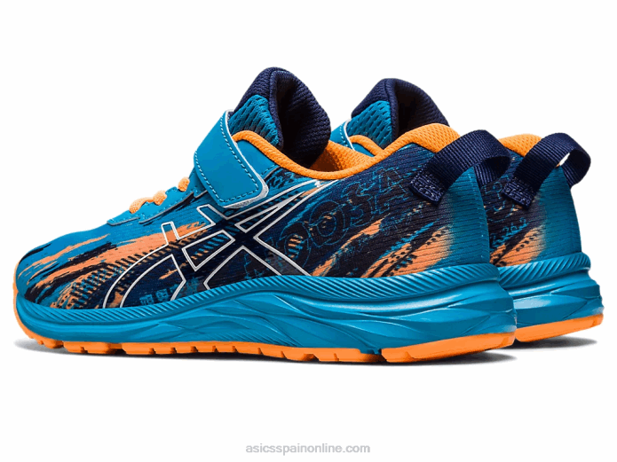 pre noosa tri 13 preescolar Asics 4L684263 isla azul/blanco