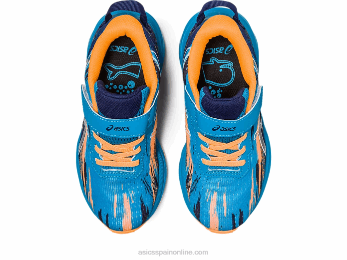 pre noosa tri 13 preescolar Asics 4L684263 isla azul/blanco