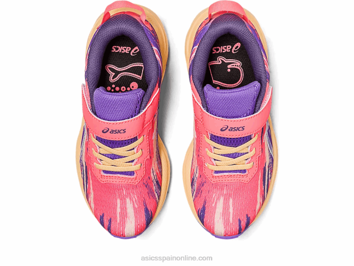 pre noosa tri 13 preescolar Asics 4L684279 coral resplandeciente/blanco