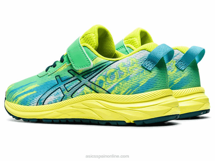 pre noosa tri 13 preescolar Asics 4L684331 hoja nueva/pino terciopelo