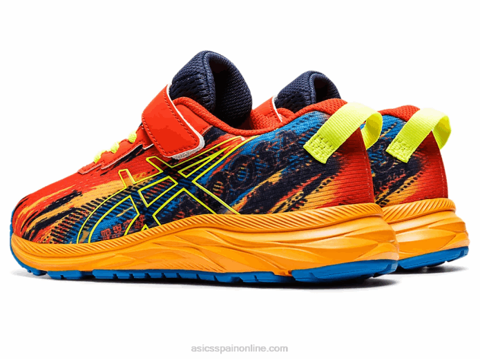 pre noosa tri 13 preescolar Asics 4L684347 tomate cherry/amarillo de seguridad