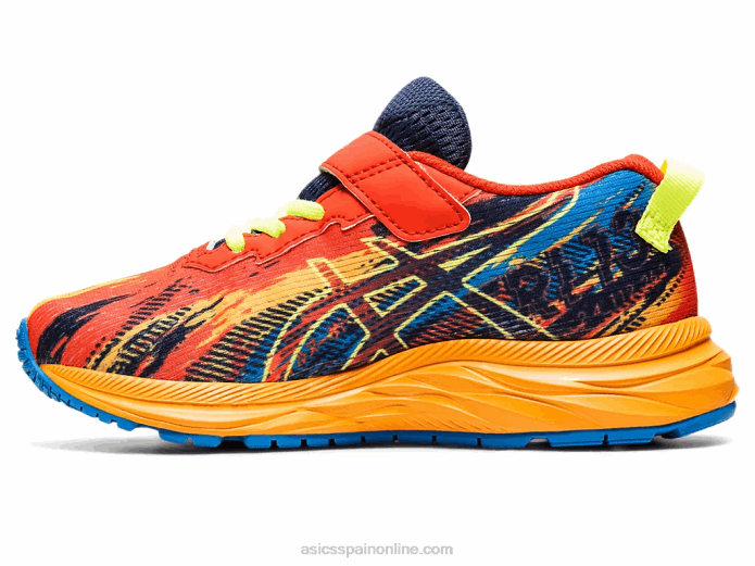 pre noosa tri 13 preescolar Asics 4L684347 tomate cherry/amarillo de seguridad