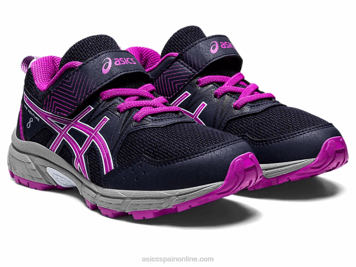 pre-venture 8 preescolar Asics 4L684375 medianoche/orquídea