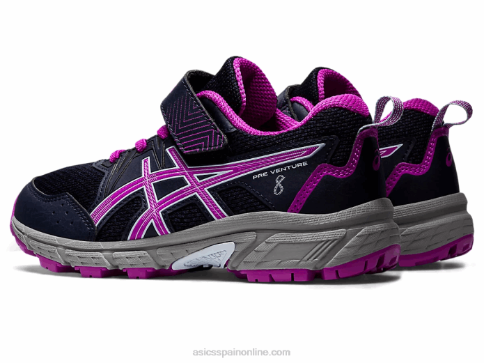 pre-venture 8 preescolar Asics 4L684375 medianoche/orquídea
