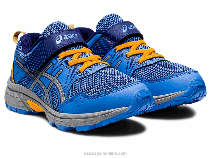 pre-venture 8 preescolar Asics 4L684382 costa azul/buceo azul