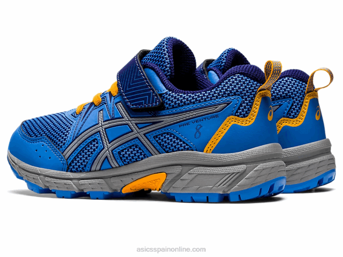 pre-venture 8 preescolar Asics 4L684382 costa azul/buceo azul